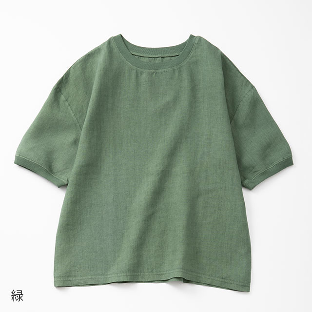 麻布Tシャツ