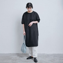 麻布Ｔシャツワンピース