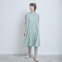 【WEB限定】強撚綿のワンピース