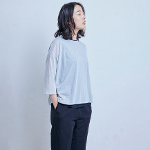 【WEB限定】極薄綿のプルオーバー