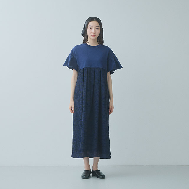 布ぬのワンピース　びいどろクラッシュ