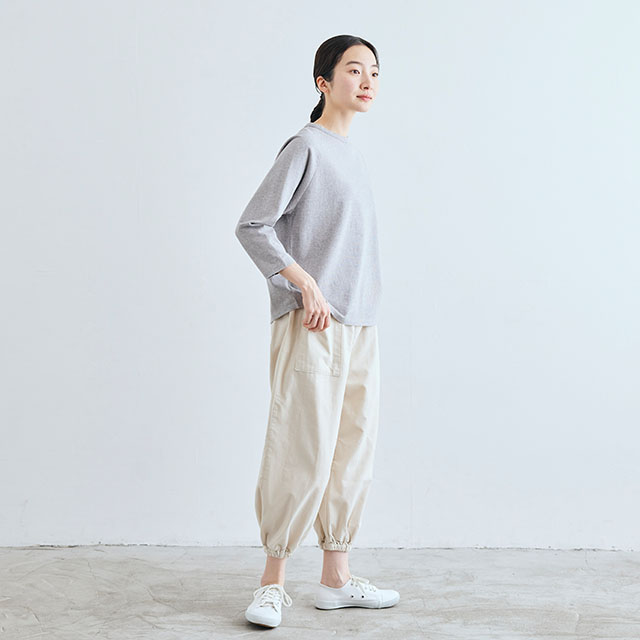 綿麻もんぺパンツ