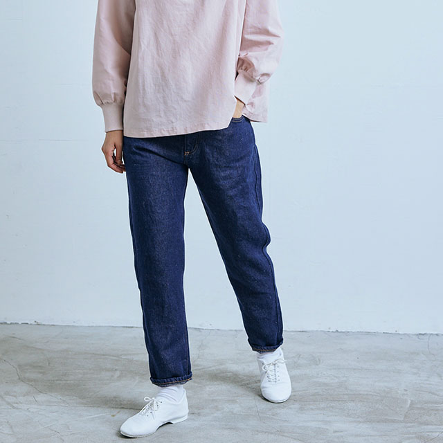 【WEB限定】麻デニムパンツ