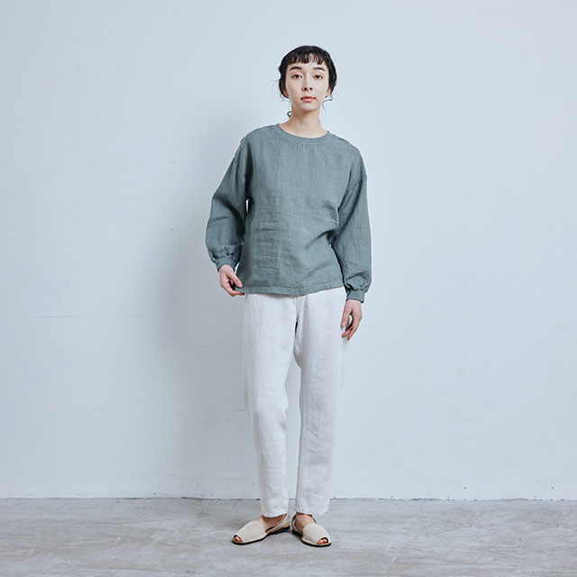 【WEB限定】麻デニムパンツ