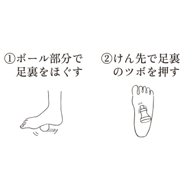 けん玉屋の足ツボ押し