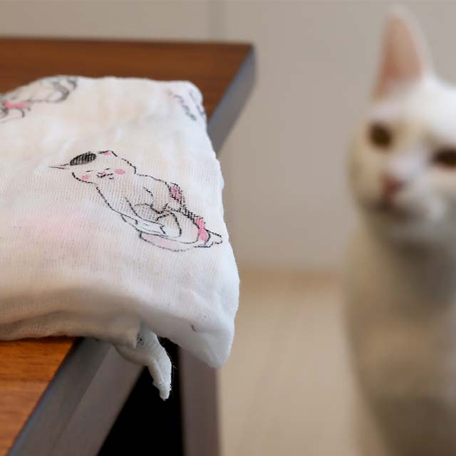 猫村さんのふきん