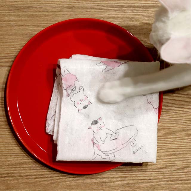 猫村さんのふきん