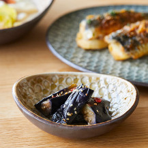 【WEB限定】明山窯　日と月　深皿　	豆