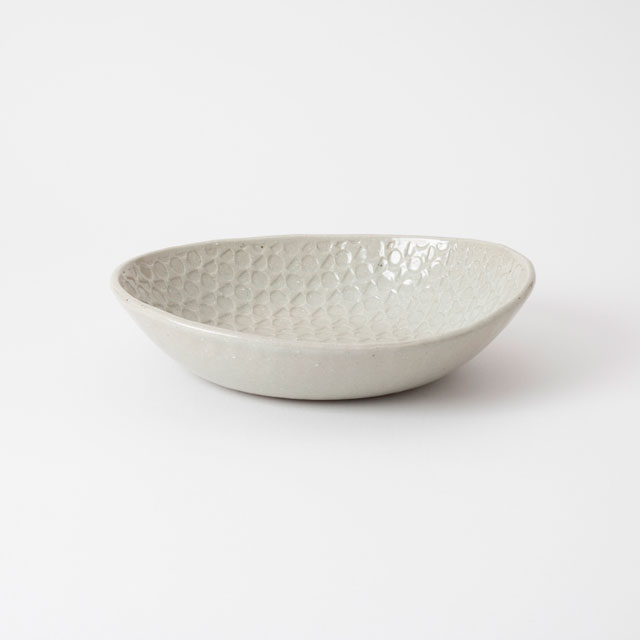 【WEB限定】明山窯　日と月　深皿 　小