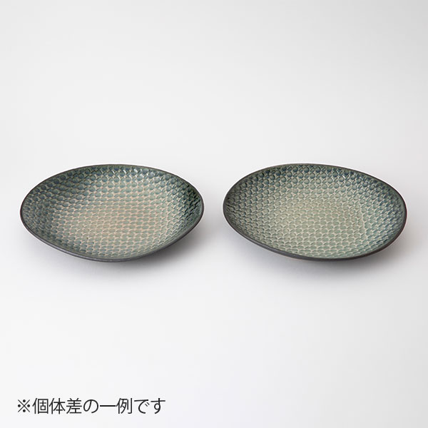 【WEB限定】明山窯　日と月　深皿 　中