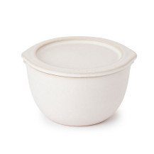 うつわになる信楽焼のレンジ蒸し鉢