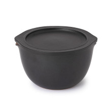 うつわになる信楽焼のレンジ蒸し鉢