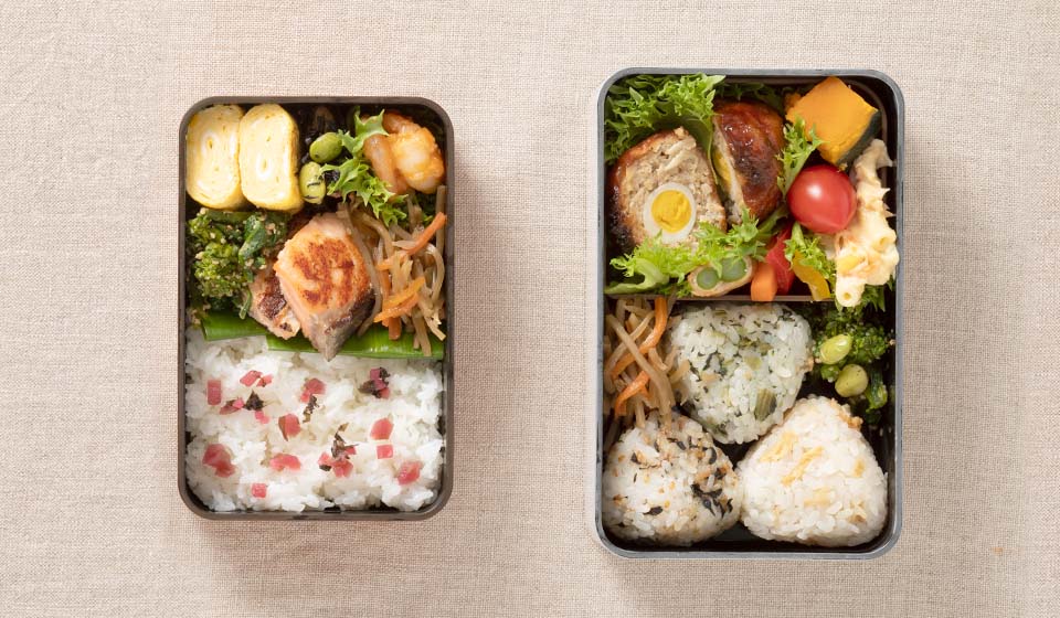ごはん粒のつきにくい弁当箱