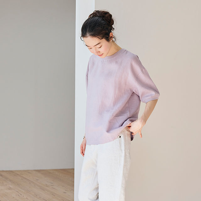 麻布Tシャツ